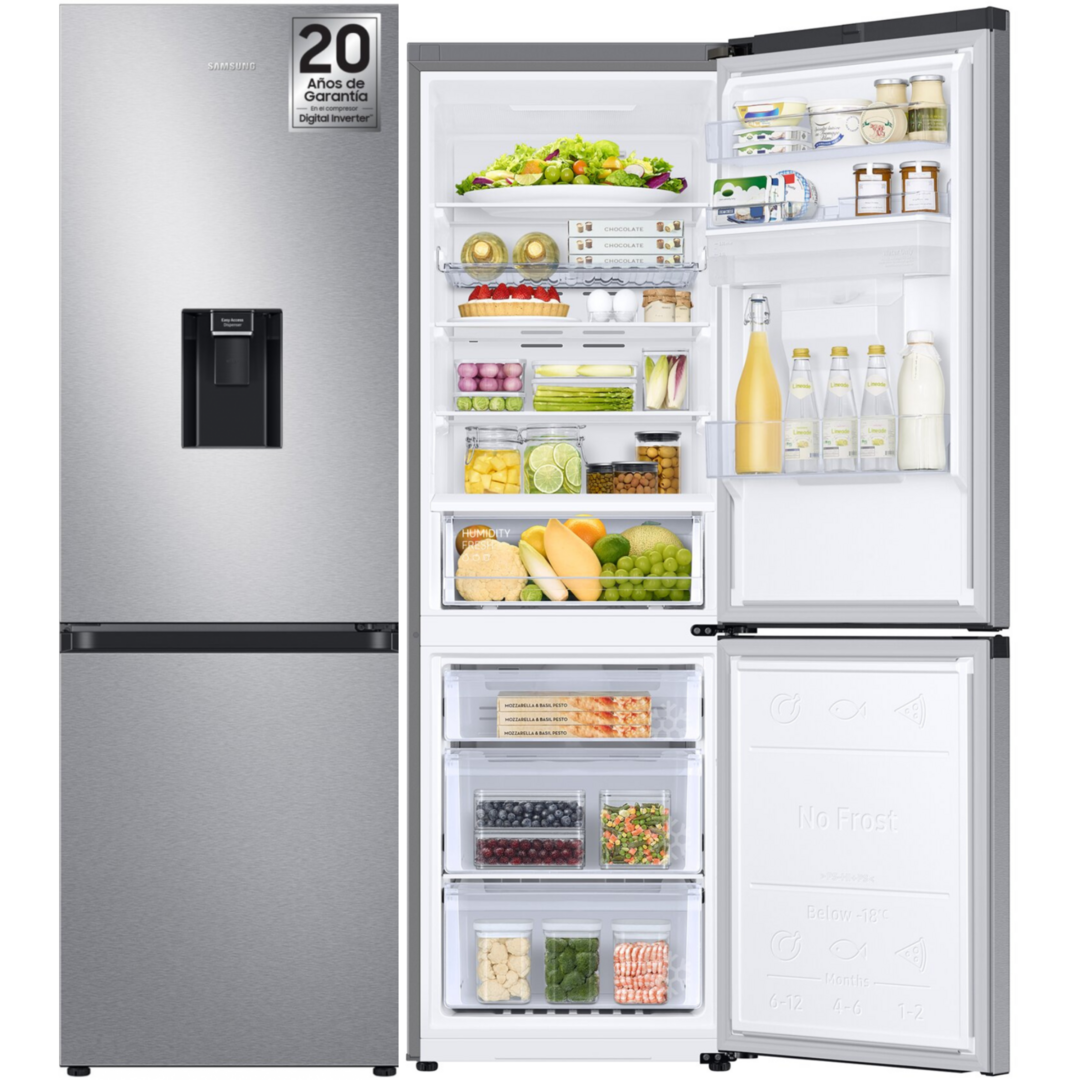 FRICOM. SAMSUNG RB34C632DSA/EF 185x60 NF INOX DISP